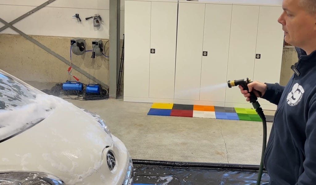 afspulning af forvask